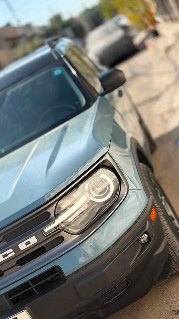 السلام عليكم
فورد برونكو سبورت FORD 2023
حادثها خفيف جدا. وخلفي  بدون. ايرباك 
ماشية19000 m
المواصفاات 
 ـ شاشه ترحيب دجتل
محرك 1500 تيربو
تحديد مسار
كشاف لايت اوتو
گير 8 سرع مع مودات قيادة
-هاند بريك بصمه
شاشه كبيره كار بلي +اندرويد اوتو+اواكس+بلوتوث
-كامره خلفيه دوارة
مانع انزلاق
-شاحن type-c
-ماوس انظمة قيادة ثلجي وعادي
-لايتات عدسة زينون led
-سستم صوت bose
-كروز تحديد سرعه
اوتو ستوب  اطفاء اقتصادي عند القيادة
رادار  امامي لتجنب الحوادث
-تحديد مسار رادار الخطوط البيضاء
تحكم ستيرن
تحذيرات  تعب السائق اثناء القيادة
وبعد مواصفات هوايه
السعر165 ورقة وبيها مجال بسيط 
***********مكاني. بغداد
