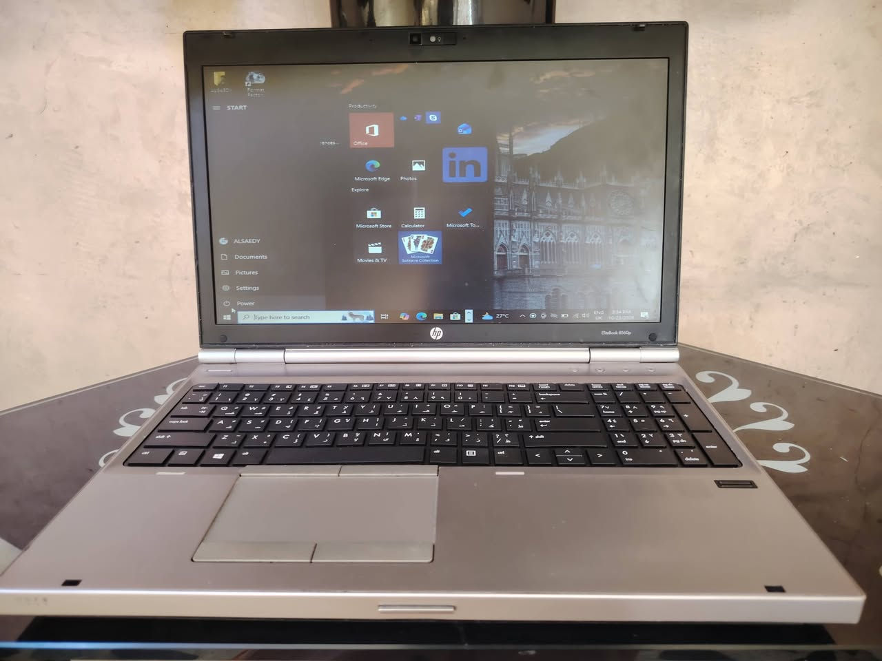 HP EliteBook 8560p • ٨ جيجا رام • نظافة ٨٥٪