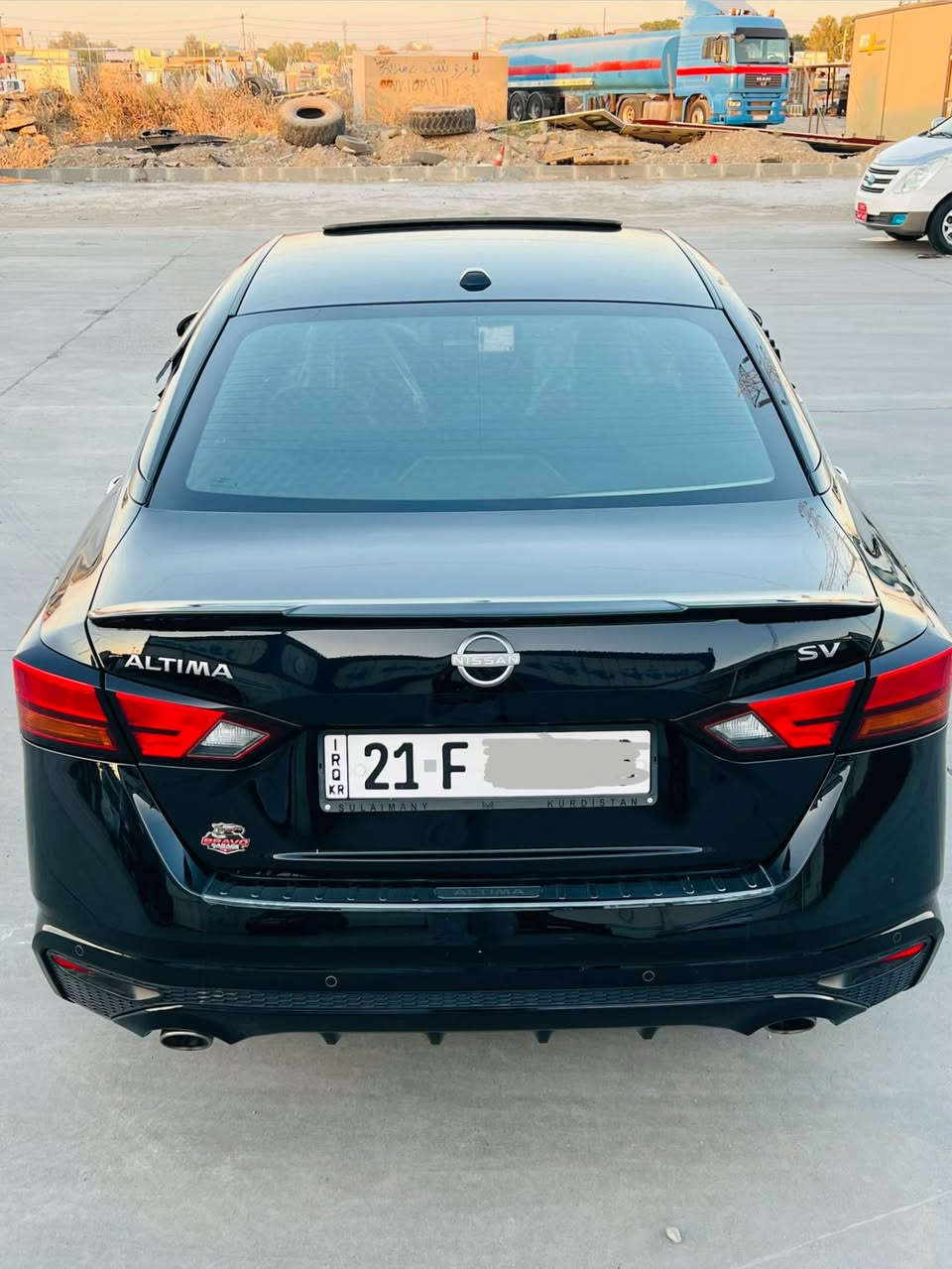 نیسان ئالتیما مۆدێل 2024
مواسەفاتی sv plus فول مواسەفات 
سەیارەکەمان ناوزەردە
تاقمێکی لۆک تایەو ویلی SR لە ژێرە 
سەنەوی و ڕەقەم و هەموو 
شتێکی تازەیە بەشەرتی دارو بەرد
ماوەی ڕۆیشتن 50 میل 
یەک جاملخ بۆیاخە بێ ناو بێ ئێرباگ لەگەل پەلەیەک ساردی بچوک لەسەر بۆنید  

تکایە موشتەری نیت بێزارمان مەکە 
ژمارەی مۆبایلم داناوە 
*********** كالار, السليمانية
