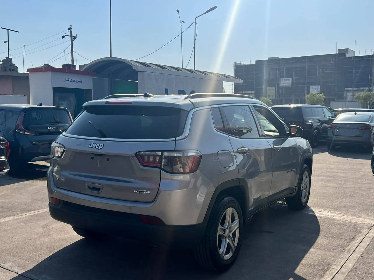 Jeep Compass 2024
لون سلفر 
ماشيه 50 الف ميل
سعر 142 ورقه بدون رقم
حادث سيارة/ ربع بوند فقط صبغ  دواخل مكفوله بدون لغد وبدون شاصي
ايرباك طاك ومرجع سستم شركه 

رقم شاصي   3c4njdbn7rt605622

صور حادث مرفق مع صور السيارة

مواصفات latitude 

بصمه + شغال عن بعد
كشنات جلد 
فور ويل 4×4
تحكمات فول 
تحديد مسار+ قيادة ذاتيه
رادار امامي و جوانب
شاشه ايباد كبير
بريك بصمه 
3 انظمه للقيادة SAND MUD / SNOW /  AUTO
راديترات و ردار و حجر بيئه بلادي شركه 
رقم كاتي تترقم محافظات الاقليم/ اربيل/دهوك/ سليمانيه حلبجه 
مده الترقيم 90 يوم من تاريخ الشراء 
تكلفه الرقم 2360000 دينار كامل مع فحص و هزه مع تبديل جام خلفي اسود
بيع فقط بدون مراوس 
سيارة في اربيل شركه نور البصرة موجوده 
***********
***********
