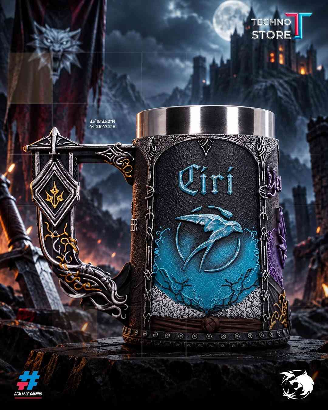 ⚔️🐺 عالم The Witcher 3 وصل إلى Techno Store! 🐺⚔️

لعشاق الألعاب والفانتازيا، مجموعة مميزة تجمع بين تجربة اللعب والاقتناء! 🔥

🎮 The Witcher 3: Wild Hunt – Complete Edition
نسخة PS4
نسخة PS5
تشمل جميع التوسعات والمحتويات الإضافية

🗿 مجسم The Witcher
تفاصيل مذهلة وتصميم مستوحى من عالم اللعبة، قطعة مثالية للعرض لهواة التجميع.

☕️ أكواب The Witcher
تصاميم Geralt وCiri لعشاق السلسلة، مثالية للاستخدام أو الإضافة إلى مجموعتك.
من عالم الوحوش والسحر إلى غرفتك الخاصة...

عِش أسطورة The Witcher! 🐺
📍 متوفر الآن لدى Techno Store
📩 تواصل معنا لمعرفة الأسعار والتوفر.

✅‌‎الموزع المعتمد لشركه فونكو بالعراق
✅‌‎موزع معتمد لبطاقات يوغي بالعراق 

‌‎1️⃣الفرع الاول 
بغداد - الكاظمية - شارع اكد
***********

‌‎2️⃣الفرع الثاني 
بغداد - شارع الصناعة - قرب شركة النبع
***********
***********⁩l⁩

نص مكتوب في الصور:
- TECHNO STORE 33 18'33.2"N 44 26'47.2"E REALM OF GAMING
- TECHNO STORE 33 18 33.2 N 44 26 47.2 E REALM OF GAMING
- TECHNO STORE 33°18'33.2"N 44°26'47.2"E REALM OF GAMING
- TECHNO STORE 33 18 33.2"N 44 26 47.2"E REALM OF GAMING
- TECHNO STORE 50CM 33°18'33.2"N 44°26'47.2"E REALM OF GAMING