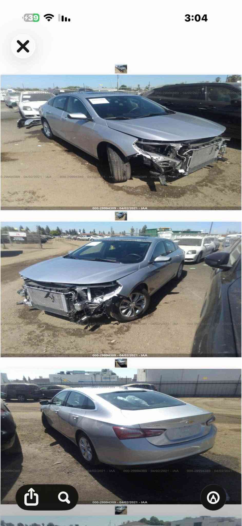 السلام عليكم
ماليبو 2020 فول مواصفات LT2 وارد امريكي حادث دعاميه اماميه فقط داخله كلين بالعراق صار بيها تقريبا 4 قطع ونص صبغ اثر طخات خفيفه بدون حادث قوي شرط السونار وين مايعجبك افحص رقم اربيل الدولي تحويل وكاله حاضر باسم صديقي ماشيه 88 ميل محرك 1500 تيربو 
السعر/84$ ومجال بسيط بيع مراوس
العنوان/بغداد -الاعلام قرب تقاطع درويش
*********** واتساب بغداد, العراق
