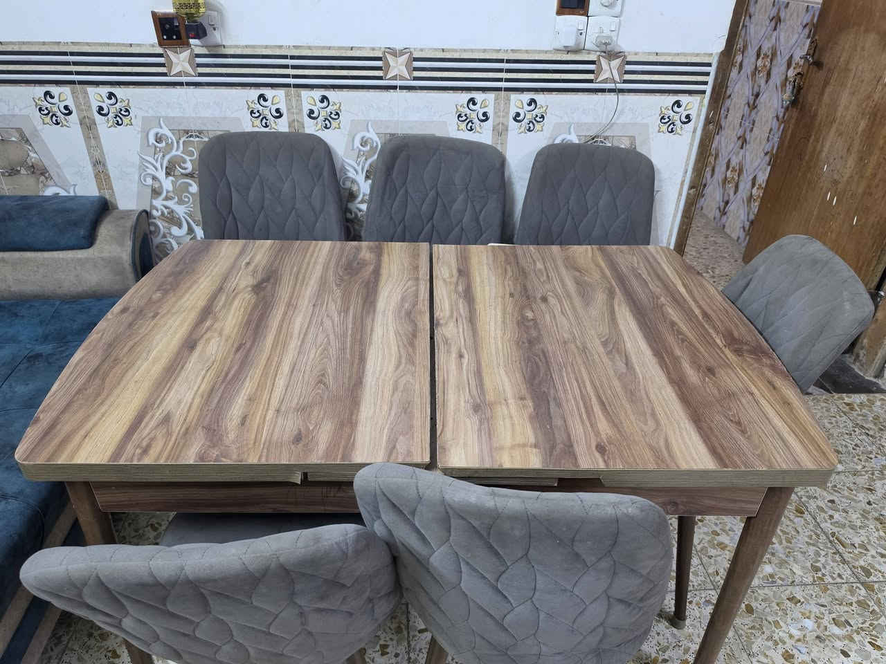 ميز طعام • ٦ كراسي • بغداد الشعلة ام نجم