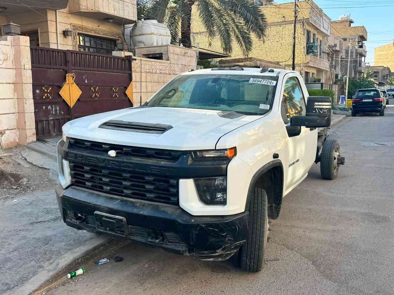 سلام عليكم
للبيع شوفرليت هاف لوري فحل
موديل 2023
مكينه بانزين 8 سلندر 6600
حادث باب وجاملغ يمنه 
بدون ايرباك 
بجم كبس برغي ممفتوح منه
شاصي طويل
بيه نقص مرايه يمنه وهلال جاملغ يمنه 
مكاني بغداد
***********
