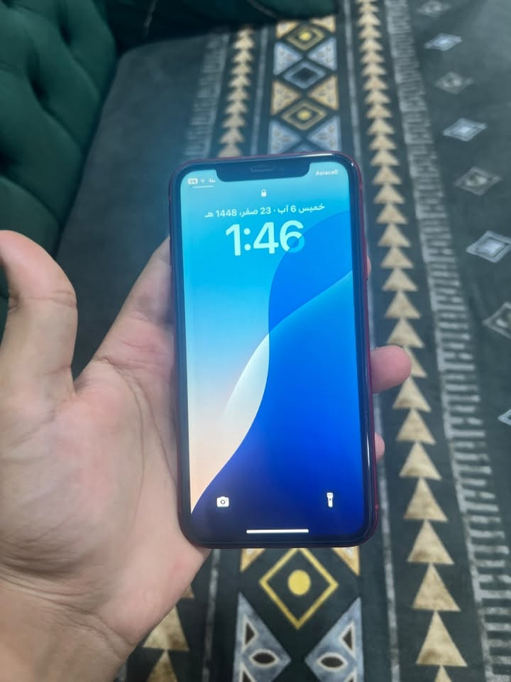 ايفون XR لون احمر RED بطاريه 77 بلاديه شخط مابي مكفول ممبدل بي شي فيس ايدي شغال كلشي شغال بي وصوته كلش عالي وزين مع 3 كفرات السعر 180 قفل قفل مكاني بغداد الشعب ***********
