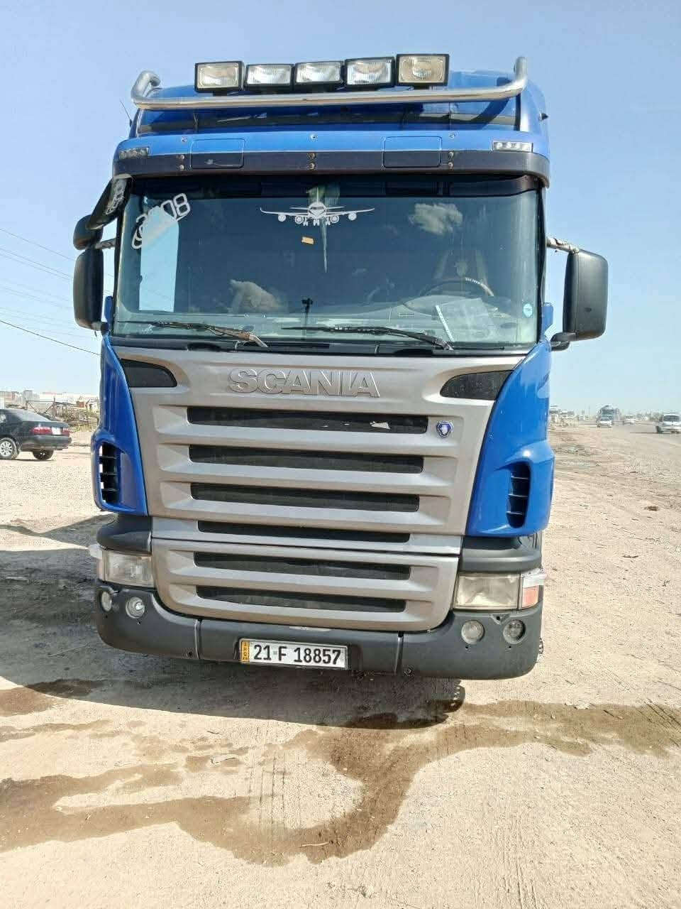 سلام عليكم للبيع سكانيا 2008 انجكتر خطين سنويه لل28مربوطه 4 دناكير جناب جاهزة للعمل ريتايدر كير اوتماتيك تايرات جاهزة تبريد شغال محرك كير اكسل شاصي كله كفاله مكانها كركوك رقمي ***********
