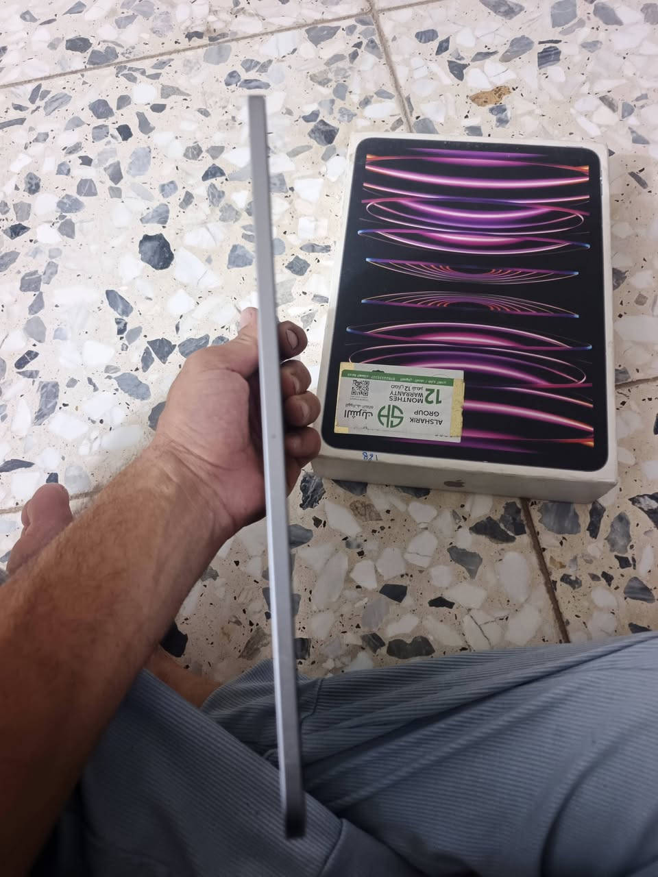 ايباد 11pro . M2 الذاكره 128
البطاريه 88
مكاني التاجيات قرب المرور 
السعر 700 الف
***********
