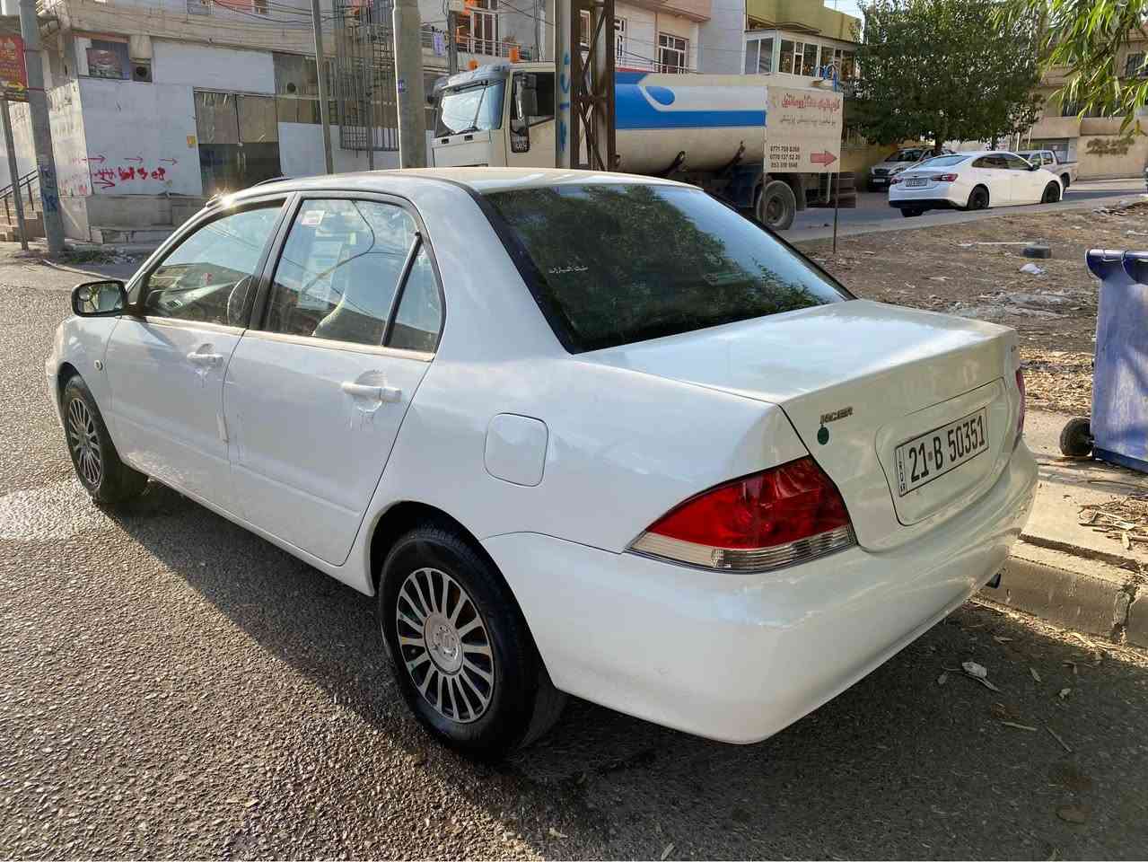 بۆ فرۆشتن لانسەر مەکینە گەورە
مۆدێل ٢٠٠٦
گێڕ ئۆتۆماتیک
تەکسی بووە کراوە بە خسوسی
ڕەقەم سلێمانی
سەنەوی تا ٢٠٣١ مانگی ٧ تازەیە
جام کارەبا
ئاوێنە کارەبا
بەرگی کوشن و گاعی تازەی تیایە
تایەو ویلی تازە
نرخی ٦٣ وەرەقە و مەجال
*********** 
بۆ زانیاری زیاتر پەیوەندی بکەن جوابی نامە نایەمەوە لەگەڵ ڕێزدا. السليمانية, العراق
