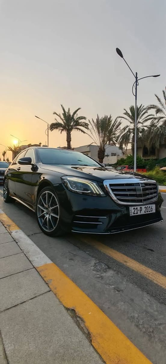 مرسيدس بنز S Class 
موديل 2016 
ديزل (گاز) ضمان دولي وارد المانيا
5 دگم وجناية المارسيدس يعرفون المواصفات 
شنو يخطر ببالك بيها 
رقم مميز سليمانيه على موديل السياره 
السعر مع الرقم 36 الف دولار وبالعافيه اللي تكون نصيبه 
السياره كلييين بدون ضربه او قطرة صبغ 
للتواصل الاتصال او واتساب
***********
***********
