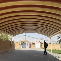 جانب من عملنا في النهروان وتم انجاز السقيفه ونشكر كادر شركه الفرات ومن...