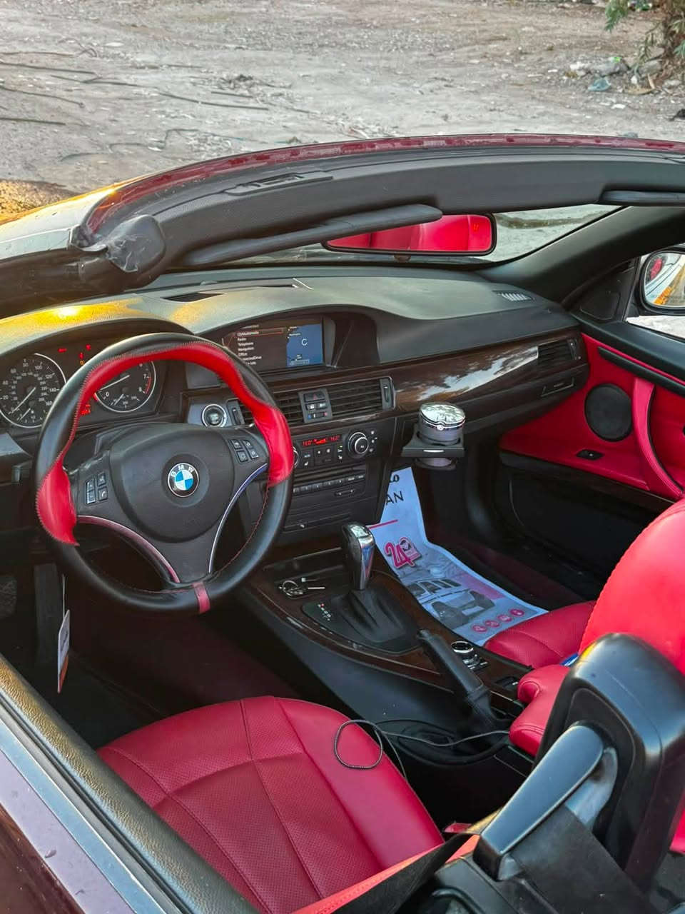 السلام عليكم .. للبيع او مراوس باخرة
السعر 125$
Bmw e93 328  2012   من النوادر بالعراق
ماشية 99 الف كيلو متر حقيقي 
السيارة كشف قمارة حديد
محرك 6 سلندر  n52 المرغوب بلادي .. كفالة محرك و گير و وشاصي و كص و حادث 
كهربائيات كلة بلادي
مصبوغة عام جمالية 
فول مواصفات .. بيها نقوصات بسيطة للأستفسار 
***********
