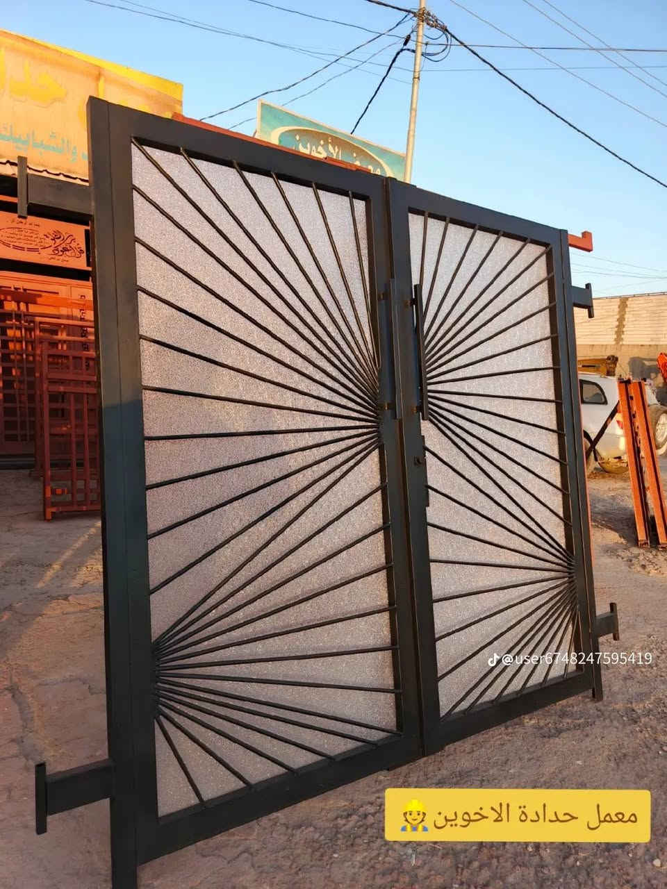 حدادة عامه متنقله🚛
ابواب🚪شبابيك سقائف كرفانات 🏠مناور كل شي وحسب الطلب اتصل واجيك🏃 للبيت هذا جزء بسيط من اعمالي***********
***********
