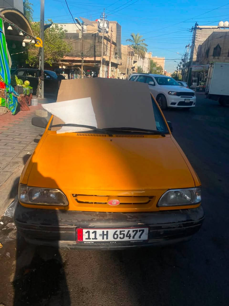 سلام عليكم
سايبا موديل ١٨ سياره جديده محرك جديد تبريد ويا السويج صدر كله جديد سياره مال بيت مامشتغلين بيها. 
وبيها ضربه بلباب الخلفي فقط هاي 
للاستفسار على الأرقام ***********
***********
السعر ٤٥$
