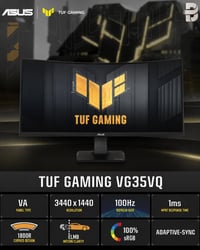 ASUS TUF • ٣٥ إنش • منحني ٢١:٩