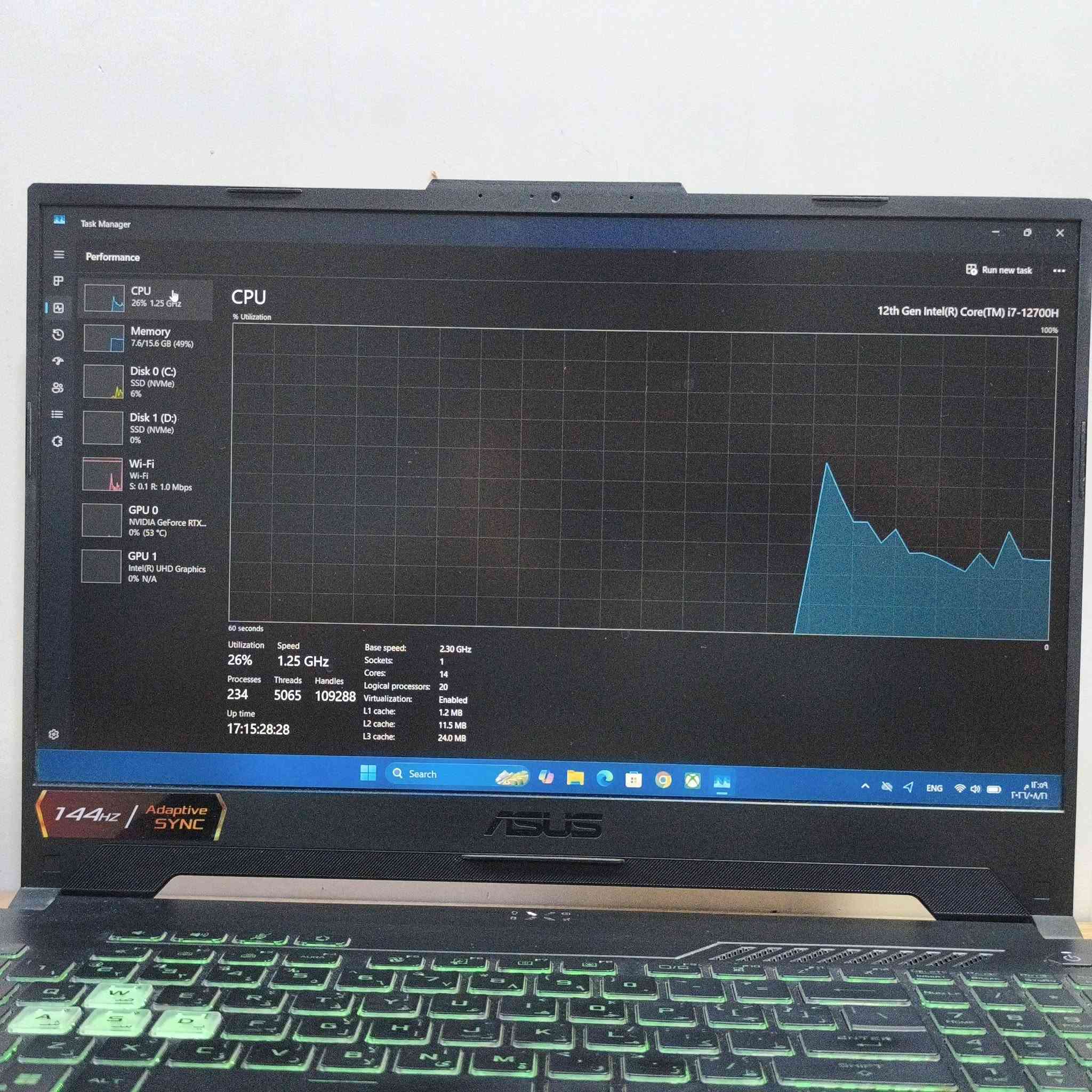 سلام عليك لابتوب asus و شاشة lg للبيع
مواصفات لابتوب
core i7 gen 12th
rtx 3050 95w
ram 16 ddr4 3200
hard ssd 1t hb & samsung
wifi 6
144 hz
مواصفات الشاشة
24 size
240hz
1ms
منفذين HDMI.
​منفذ DisplayPort.
​منفذ للسماعات (Headphone Out 3.5mm)

سعر شاشة و الابتوب مليون

متواجد فيس بوك
رقم واتساب
***********
