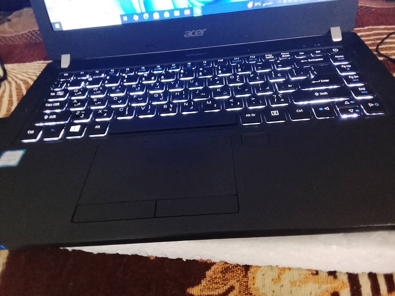 لابتوب ايسر acer نضيف  للمهندسين والاعمال المكتبية والعاب متوسط 
المواصفات 
 كيكا ram 8 
256 ssd
كارت الشاشه 4 شير 
حجم الشاشة 14 FHD
ويندوز 10 
المعالج cori5 الجيل السادس U
بصمة 
كيبورد ضوئي 
 مكاني بغداد بياع حي الرسالة رقمي واتساب ***********
السعر 275 وبيها مجال