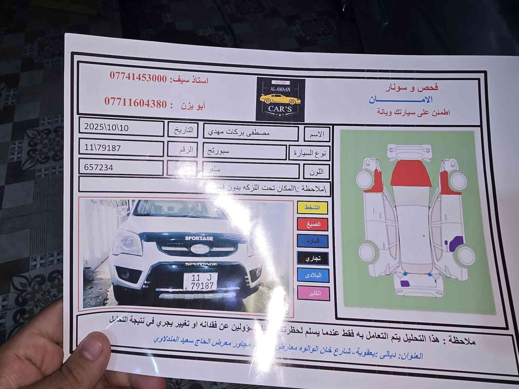 سبورتج • ٢٠٠٩ • مكينة مكفولة
