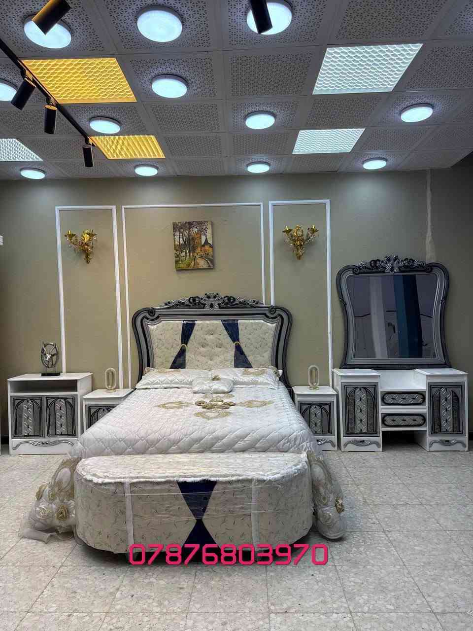 ✨ غرف نوم – نجارة عراقية بإتقان وجودة عالية ✨

📞 ***********
💬 للطلب والحجز عبر واتساب:
http://wa.me/+9647876803970

🔹 نجارة عراقية متقنة بتفاصيل دقيقة وتشطيبات راقية.
🔹 أكثر من 50 موديل متنوع لتناسب مختلف الأذواق.
🔹 توصيل إلى بغداد وجميع المحافظات بأجور مناسبة.
🔹 سرعة في الإنجاز، مع خدمة مميزة والتوصيل لحد باب البيت.

🛏️ مكونات الغرفة:

✔️ كنتور قياس 320 — داخل 3 ملم، الوجه 5 ملم
✔️ ميز مرآة
✔️ ميز بلازما
✔️ زاوية كنتورية قياس 80
✔️ سرير قياس 160 × 200
✔️ تاج الجرباية
✔️ ناصي الجرباية
✔️ قواعد الجرباية كلها بلوك
✔️ كومدين عدد 2 — قياس 50 للواحد

⭐ الإضافات المتوفرة:

▪️ شازلون مقعد — 50 ألف دينار
▪️ شازلون مخزن — 75 ألف دينار
▪️ دواشك طبية درجة أولى مع ضمان استبدال لمدة 5 سنوات
💰 السعر: 150 ألف دينار

💰 أسعار غرف النوم تبدأ من:
1,000,000 إلى 1,250,000 دينار فقط

🎨 أعمال صبغ بأجود الخامات، وبأسعار متنوعة تناسب مختلف الميزانيات.

🚚 اختار الموديل اللي يعجبك، وإحنا نوصل طلبك لحد باب البيت بأسرع وقت.

📩 للحجز والاستفسار:
أرسل لنا صورة الموديل المطلوب عبر واتساب، وسنكون بخدمتكم بكل سرور.

📞 ***********
💬 واتساب: http://wa.me/+9647876803970

نص مكتوب في الصور:
- ***********
