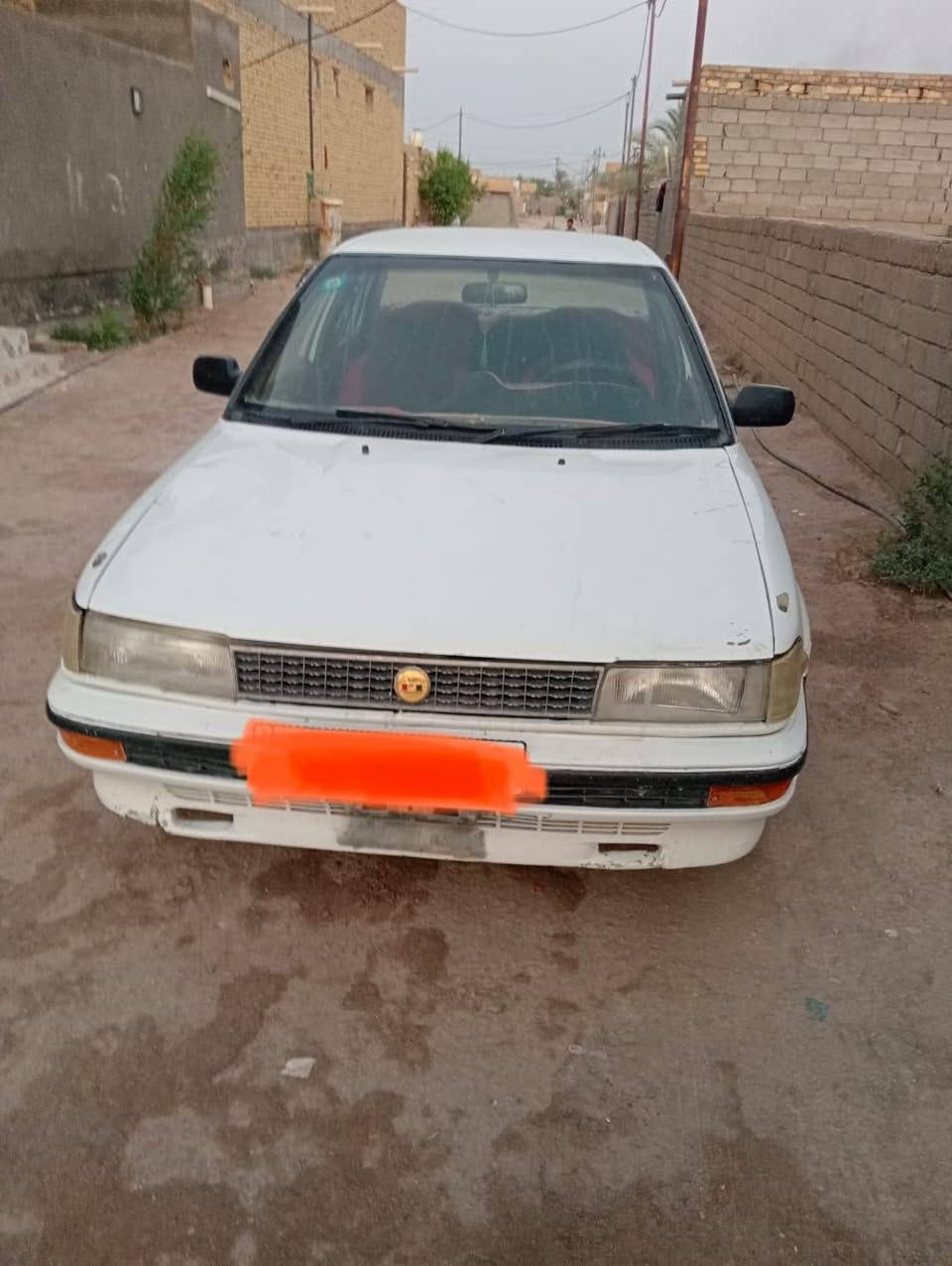 لسلام عليكم 
كورلا موديل ١٩٩٠ مكينه ١٨٠٠ كير خمس نمر حداديه جديده كهربائيات كلها شغاله رقم بصره بسمي مكينه وكير كفاله 
***********
