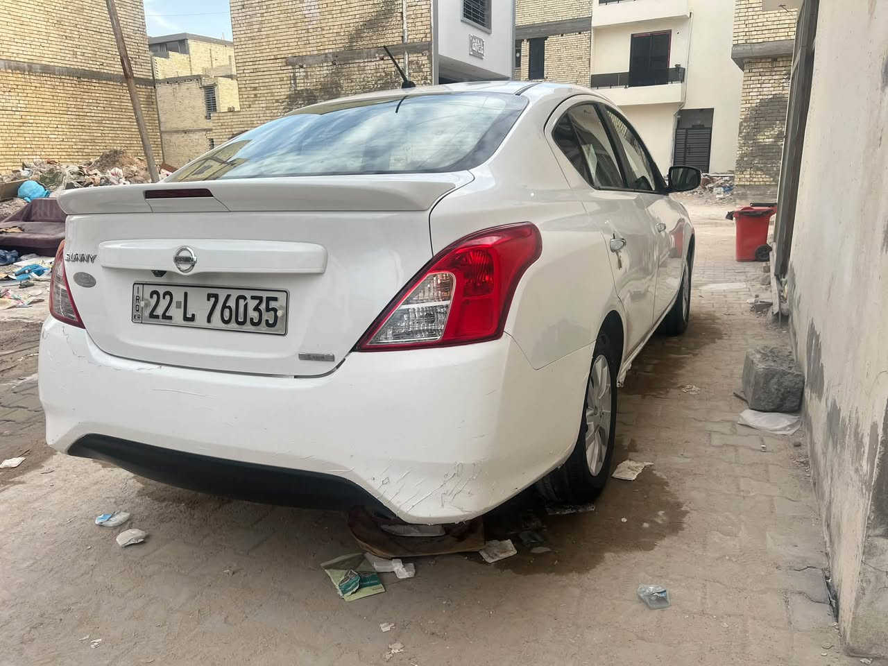 نيسان صني 2023 ماشية 57 فول مواصفات تبريد خلفي جام كهربائي مصري
كفاله عامه بدون صبغ بدون تبديل فقط بارد بيها 
رقم اربيل سنويه جديده السعر 110 وبيه مجال حگ الجيه بس مراوس BYD او فورتي النترا او سياره غاز 
مكاني بغداد 
***********
