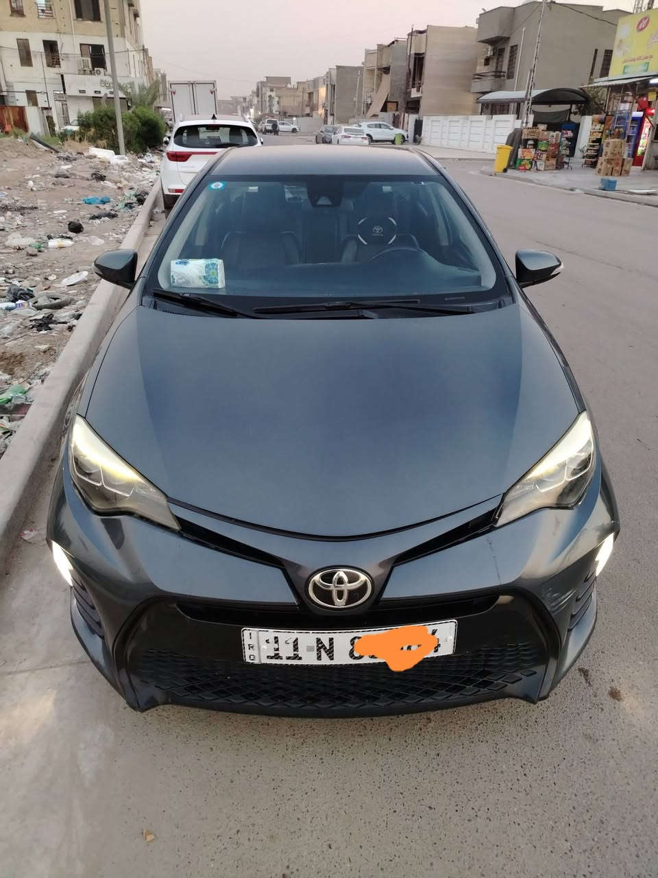 السلام عليكم
كورلا ٢٠١٨، se ياباني اصل  رقم بغداد باسمي 
حادث جانبي بابتين بيها طخه بسيطه بالهلال مكينه كير كهربائيات شواصي لغود تبريد  كفاله صور حادث بلمنشور 
مواصفات نص فول
شفتات ستيرن سرعه
سبورت
كشنات حضن
كشنات جلد شامو بلادي
كاميرا دواره
شادلها سيستم صوت رهيب
لد نهاري حاجب
رادار
بيها جهاز من امريكا تشغيل عن بعد
مكانها بلغزاليه سعرها ١٢٧ ورقه بيها مجال بسيط
ماشيه ١٥٦ ميل 
وتساب
***********

نص مكتوب في الصور:
- BidFax.info