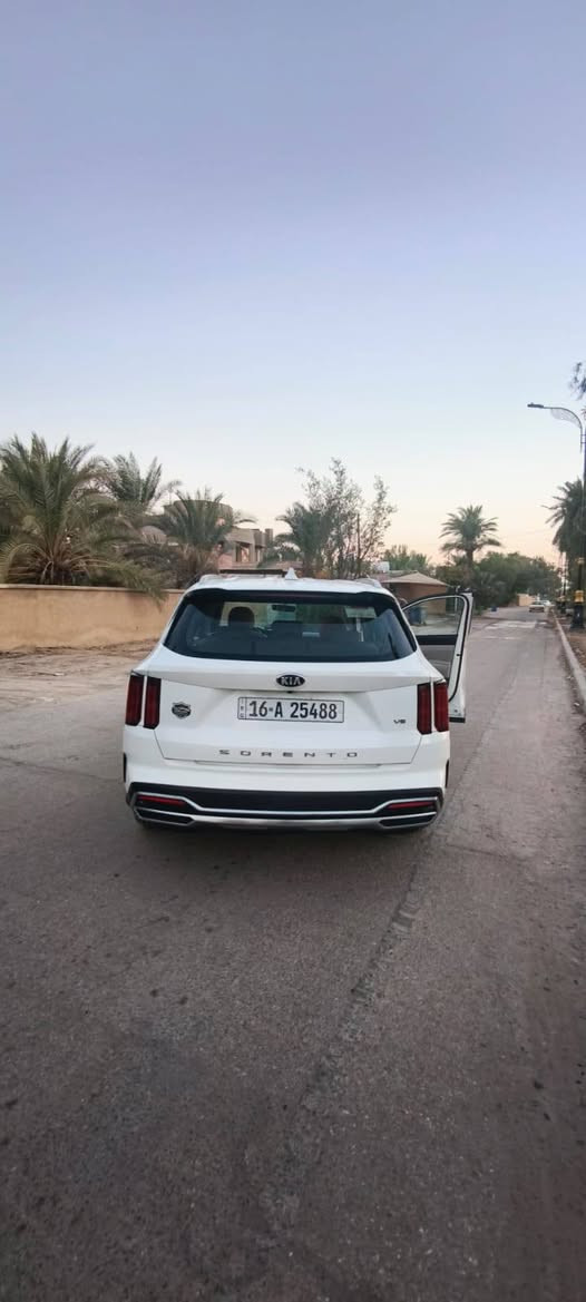 السلام عليكم 
سورنتو 2021 6 سلندر فول مواصفات ما عدة البنراما مري شفط بردات خلفية جنطة شفط بيهة باردات  موضحة بسونار رقم قادسية مشروع وطني باسمي تحويل ثاني يوم معروضة 230 ورقة وبية مجال لشراي مكلف بنشر متواجد واتساب صاحبها على هذا الرقم ‏‪***********‬‏
