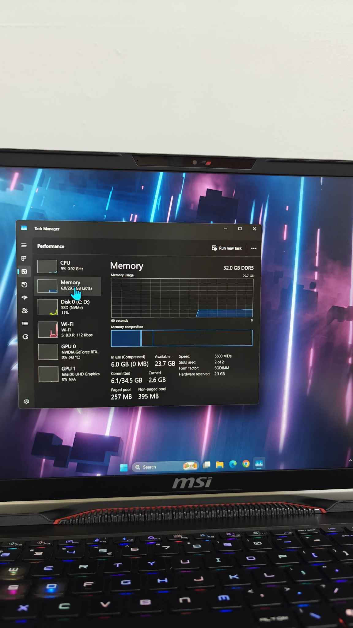 MSI Raider GE68 • i9-14900HX • RTX 4070
