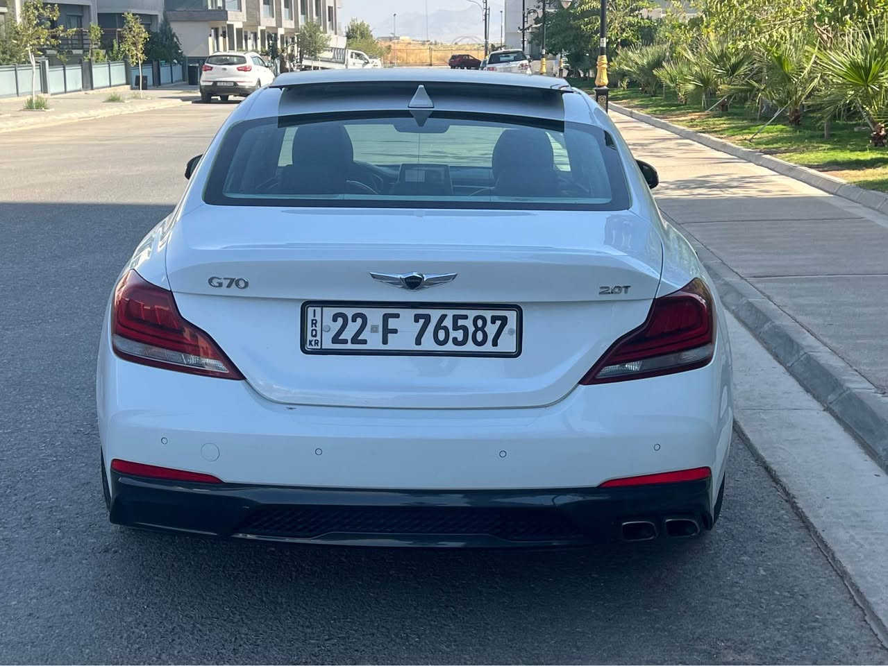 جینیسس G70 مۆدیل 2021 فول مواسەفات 
57 هەزار مایل ڕۆشتووە 
کامل کارەبایی مەزبووتە 
تحویل و غەرامە بەشەرت 
هیچ مەسرفێکی تێدا نییە 
نموونە لە جوانی و پاکی 
وێنەی داعمەکەم داناوە 
نیو درەگای بۆیاخە 

سعر185$

گێر و مەکینەی بەشەرت 
هیچ کێشەیەکی تێدا نیە 

ژمارەی خاوەنی
*********** السليمانية, العراق
