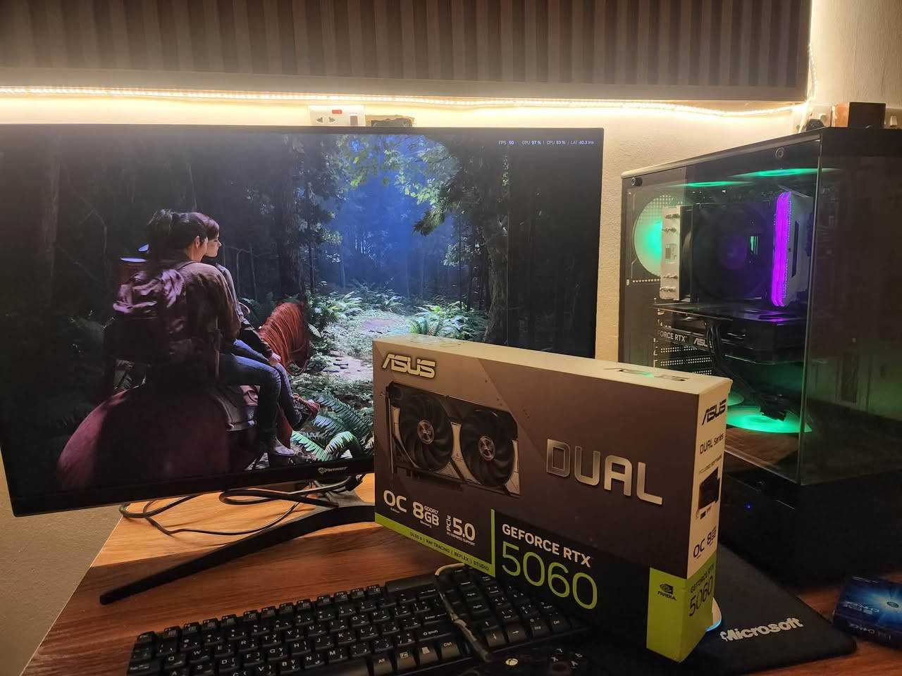 RTX 5060 • ASUS • ضمان ٣ سنين