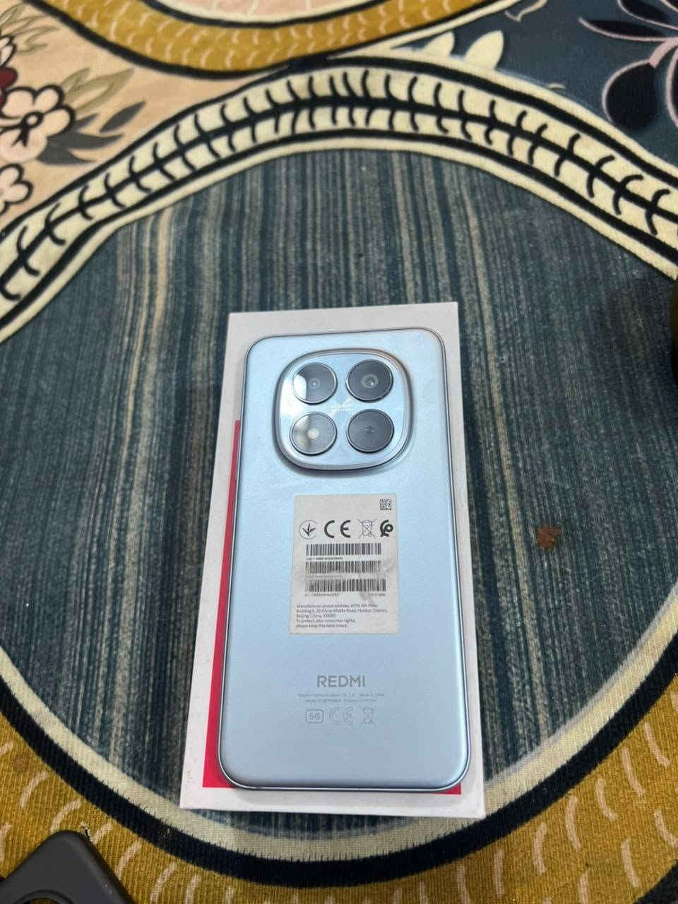 بهذا الخط فقط ما مؤثر على اللمس نهائيا سعر الجهاز 450 REDMI Note 15 Pro+ 5G الذكرا 512 كرتونه وشاحنه وياه اي استفسار اتصال او واتساب***********
