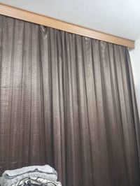 بردة تول لون جوزي مخيطة كسرات ١٦ متر سعر ٣٠