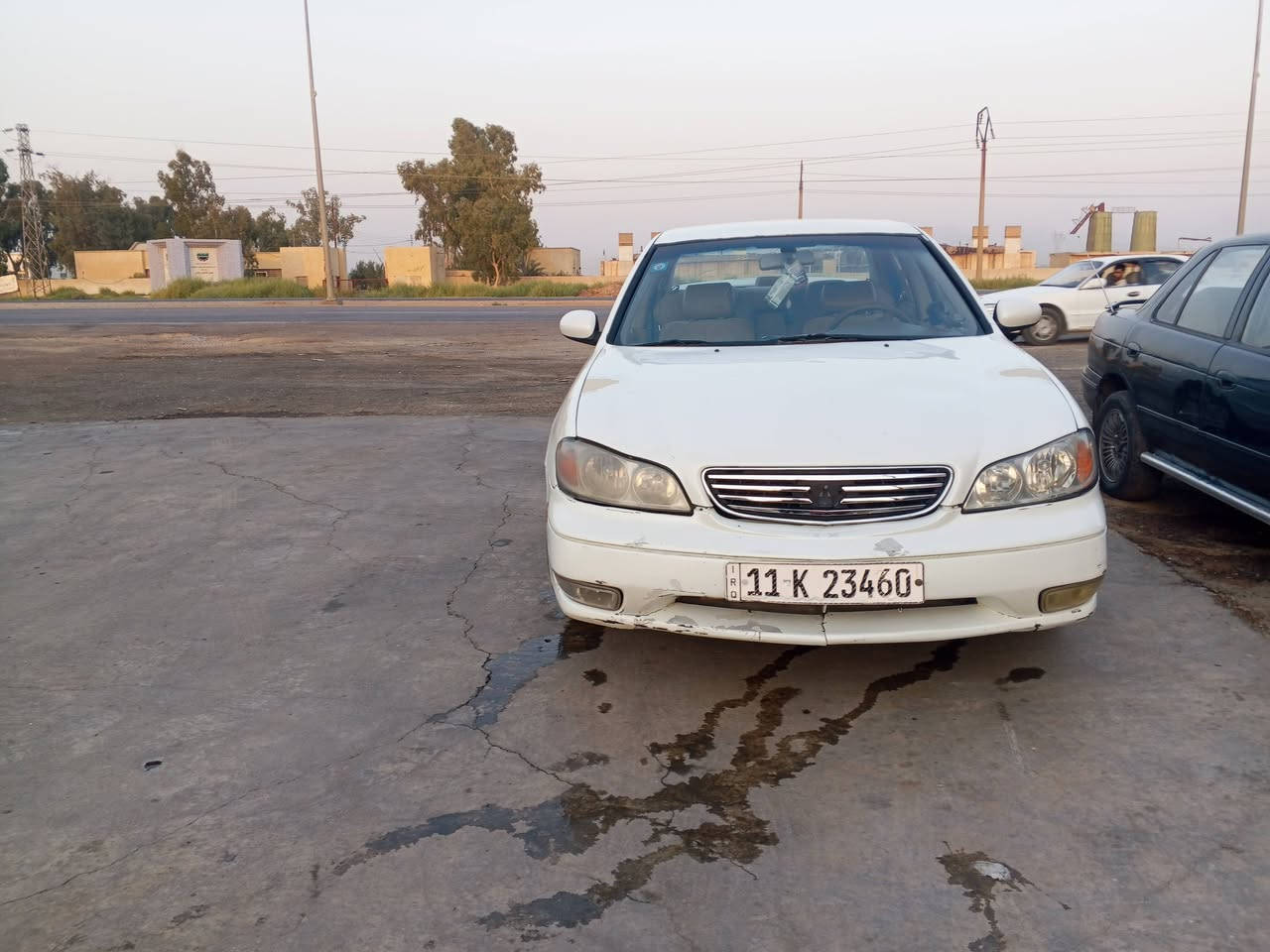 نيسان مكزمه موديل ٢٠٠٣مكينه ٦سلندر رقم بغداد بسمي رقم قطعتين صبغ فقط  نكليزي سياره مكينه كير حداديه تبريد كامل ما بيه نقص تركب وتطلع مكاني ديالئ السعر ٥٥  الستفسار ***********
