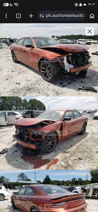 دوج جارجر 2021 SXT  لاست كول اخر اصدار  لون مشمشي  شواصي مكفوله مكينة ...