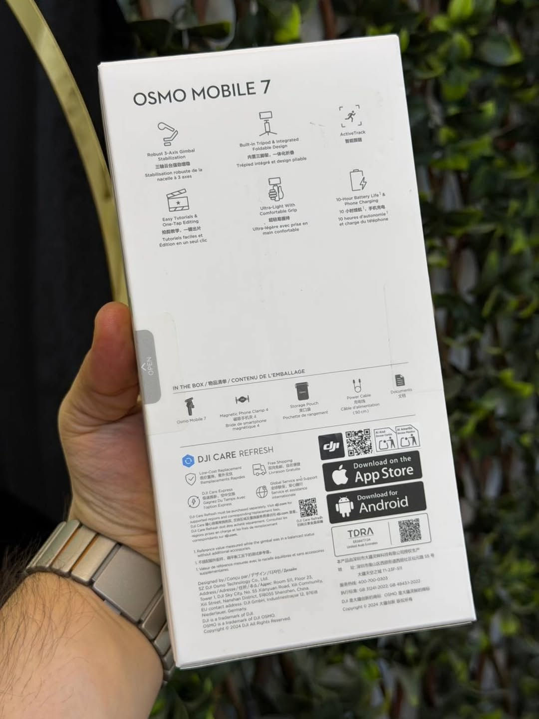 مانع اهتزاز من dji
Osmo mobile 7
Osmo mobile 8
للمحترفين 
التفاصيل داخل الفديو

————————-

سعر  Osmo mobile7  ١٢٥  الف
سعر  Osmo mobile8  ١٩٠  الف

————————

توصيل كل العراق ٥ الأف

————————-

للحجز او الاستفسار المراسله على الواتساب

*********** 
***********

————————-

العنوان شارع فلسطين مجاور الكوخ مكتب H&H

————————-

رابط جميع برامج التواصل https:// heylink.me/hussein.handh/

———————-

رابط الانضمام لكروب الواتساب https://chat.whatsapp.com/FvFJNN4B3DU3r8Zw96uhig?mode=gi_t
————————-

رابط الانضمام لقناة الواتساب ‏ https://whatsapp.com/channel/0029VbCZofYISTkPK9NW1729
