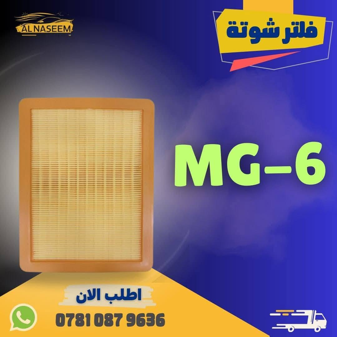 إم جي ٦ • فلتر شوته • فلتر تبريد