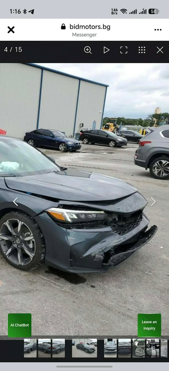 السلام عليكم سفك موديل 25بانزين هايبرد تورنك اعلى مواصفات حادثها دعاميه فقط ماشيه 36الف رقم بغداد للاتفسار الاتصال على الرقم ***********
