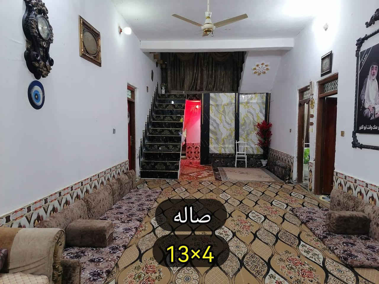 بيت زراعي مساحه 250 م مرتب و نظيف بيه وصل تطويب ركن على شارعين الرئيسي 20 م و الفرعي 15م
حي الصحفيين قرب السجن الاصلاحي نزلة شيخ الزرگان الشارع الرئيسي كافة الخدمات ماء مجاري كهرباء مولد سحب انترنت صالونات نسائي ورجالي مجمعات غذائيه و صيدلية ومضمد مخبز بيع دجاج واسماك كل شيء متوفر بالمنطقة
 
بلوك عگاده رباط ارضي و شبابيك 
يحتوي على 
مطبخ 4×4 
استقبال 9×4
صاله 13×4
 و غرف نوم 4×5 عدد 2 وغرفة أطفال 4×3 
صحيات داخليه و خارجية
ارتفاع السقف 4 م 
ترك خلفي 1م 
السعر 100 
للاستفسار ***********

@
