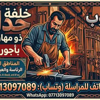 خلفة حدادة • أجور يومية • الرئاسة العبيدي المعوق