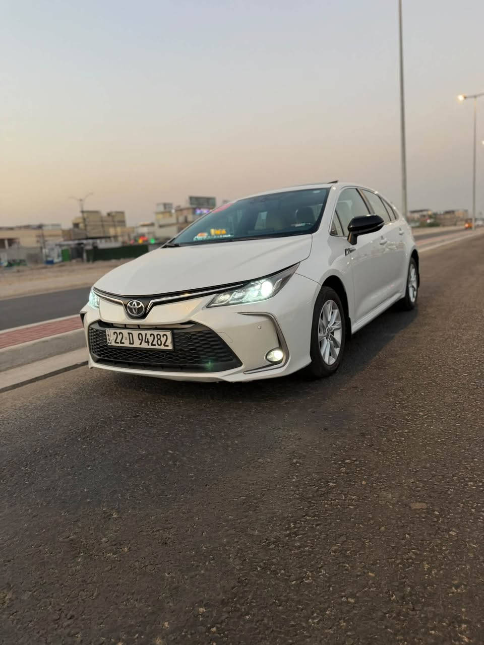 السلام عليكم 
تيوتا كورلا 2024 ساز 
كفاله عامه 
المحرك 1800 بانزين فقط 
حساسات اماميه خلفيه 
لايت LED امامي خلفي 
مري كهربائية + اشاره
شاشة عدادات دجتل 
كامره خلفيه
فتحه سقف 
تبريد قطعتين 
تغليف ارضيه + دوشمه كشنات 
تغليف جام عازل حراره 
رقم اربيل وكاله او تحويل  
السعر 182
مكان السياره البصره 
للأستفسار 
*********** 
*********** 
موجود واتساب ☎️
