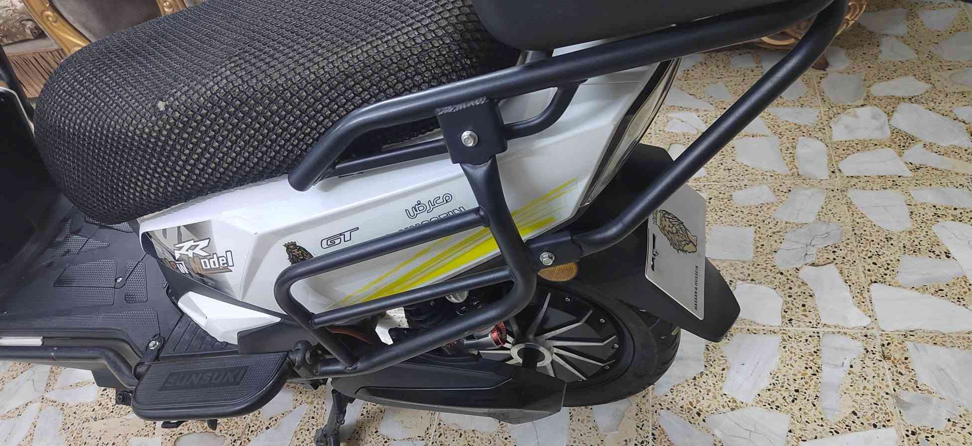 سلام عليكم دراجه شحن جديده جدا بطاريه مسطره اي نقص مابيها فول السعر٦٥٠ وبيها مجال مكاني بغداد حي ور***********
