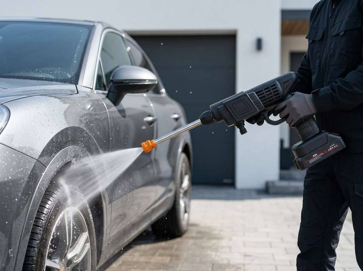 فارة غسيل وتنظيف لاسلكية ضاغطة للماء تعمل ببطاريتين ليثيوم 48 قابلة للشحن - مجهزة بخرطوم مياه بطول 5 متر مع فلتر تنقية، علبة رغوة

فوم للصابون

الاستخدامات

غسيل وتنظيف السيارات والمركبات تنظيف هيكل السيارة الإطارات والدراجات بالماء المضغوط في أي مكان دون الحاجة لمأخذ كهرباء.

تنظيف الحدائق والأبنية والواجهات إزالة الأتربة والأوساخ عن السيراميك، الأسطح الشبابيك، والجدران الخارجية.

ري الحدائق والمزروعات رش وسقي النباتات والأشجار بتدفق مياه
السعر :30 داخل بغداد مجاني 
محافضات: 3الاف
للستفسار خاص
