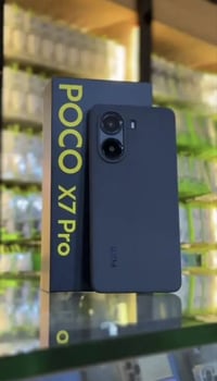 Poco x7 Bro  ذاكره 512 وعشوأيه 16  جهاز مكفول وكامل ملحقاته  ستخدام شه...