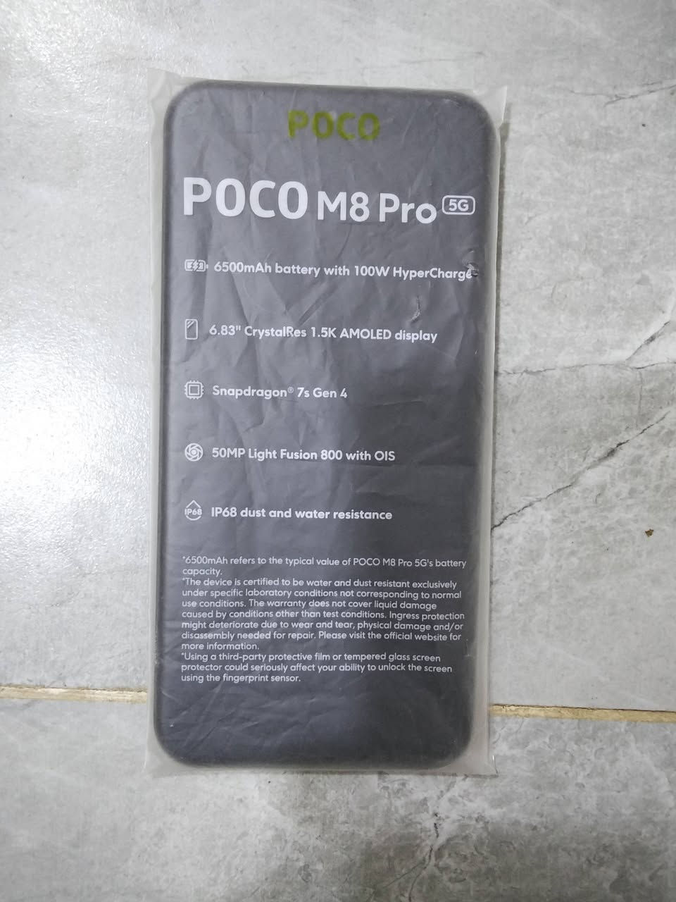 للبيع
POCO M8 Pro 5G
نظافه 100% بعد زيرو
ضمان شكد ما يعجبك
ذاكره 256 
العشوائية 4+8
السعر 350
الجهاز بدون ملحقات
للاستفسار اتصل
***********
ميسان
