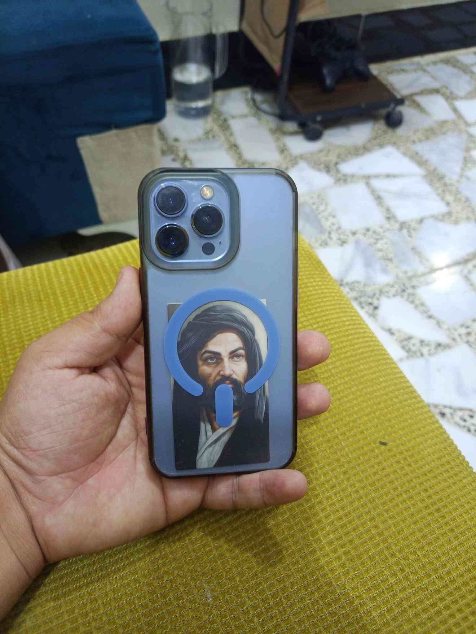 سلام عليكم
للبيع ايفون ١٣ برو ذاكرته ١٢٨

الجهاز جديد مبدل فقط بطاريه 
نضافته ١٠٠ شخط مابي 
مكاني النجف حي المكرمه 
رقمي ***********
