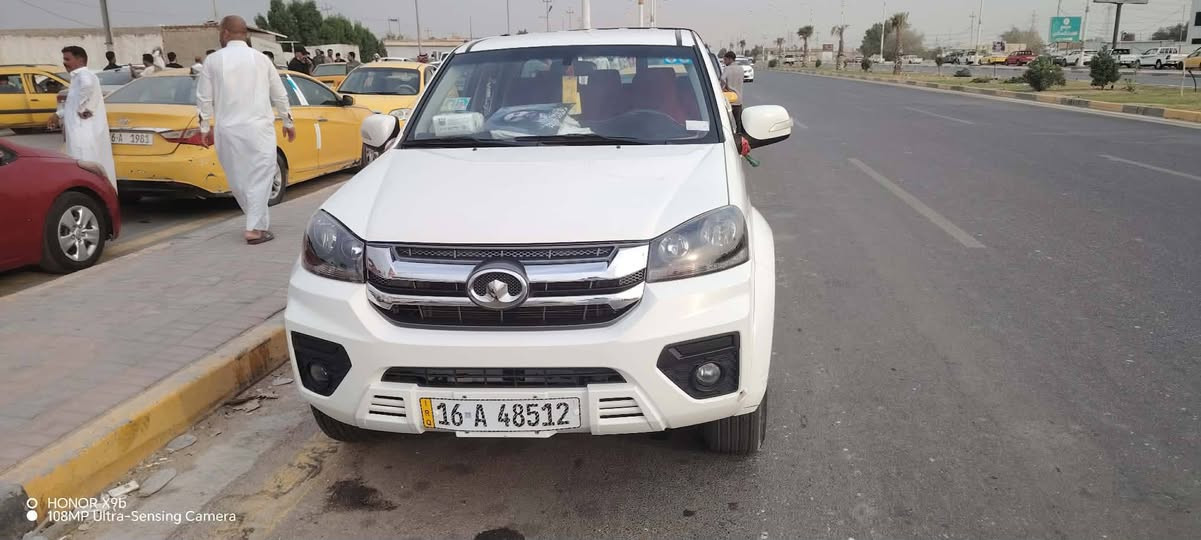 سلام عليكم 🚗
للبيع: كريت ويل موديل 2024
-مكفولة كفالة عامة جديدة وجاهزة من كلشي
- رقم قادسية انكليزي
-  مداور ثاني يوم
- سنويه ل2029
- السعر: 122 وبيه مجال
- المكان: السماوة 
- مكلف بنشر
- للاستفسار اتصل / ‪***********‬‏

نص مكتوب في الصور:
- HONOR X9b
- 108MP Ultra-Sensing Camera
- O HONOR X9b