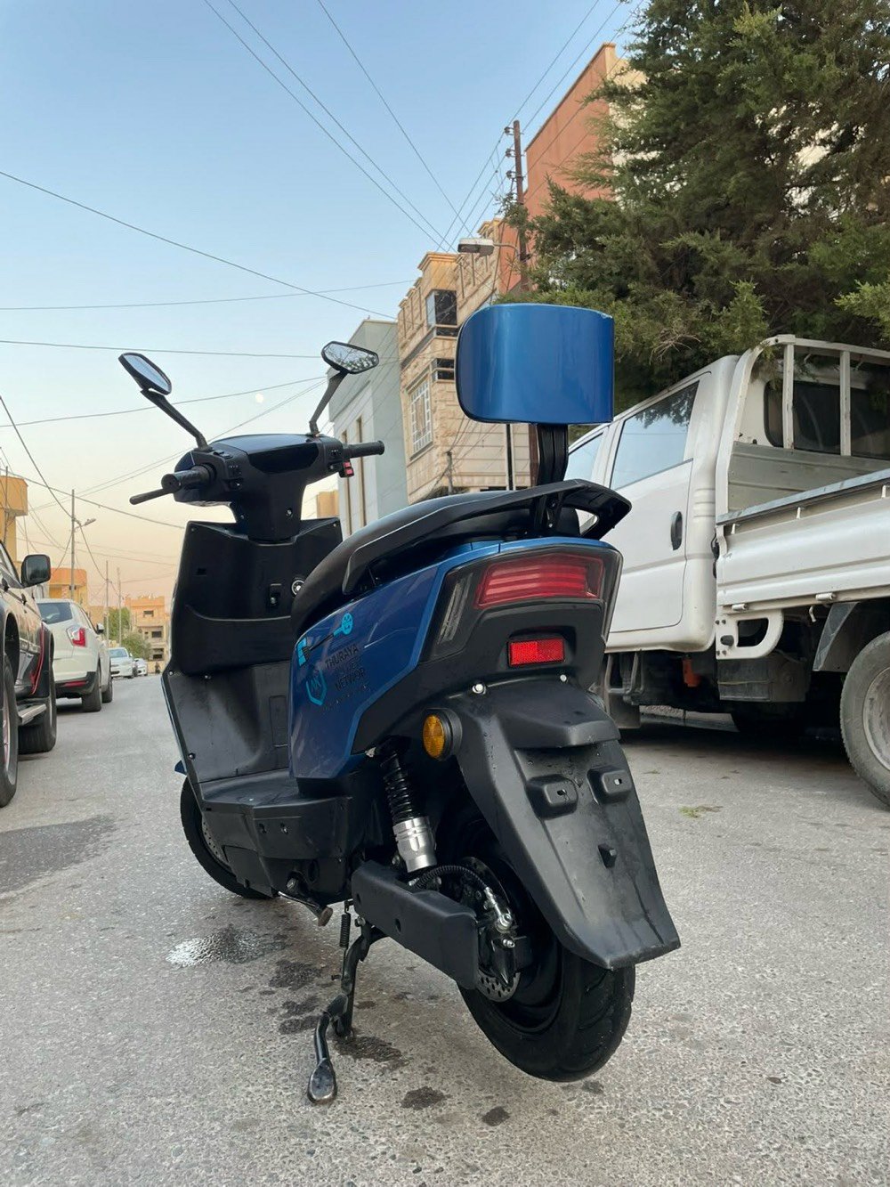 سلام عليكم
دراجة 318 جديدة بطاريات قبل جم يوم مشتريلها بالباكيت إشارات هورن لايت مثبت سرعة كلو شغال السعر 700 وبي مجال للطيبين ***********
