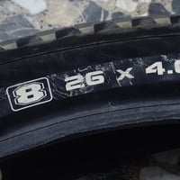 تاير دراجة هوائية Fat Bike 🔥 قياس 26 × 4.0 ✅ تاير عريض ومتين ✅ مناسب ل...