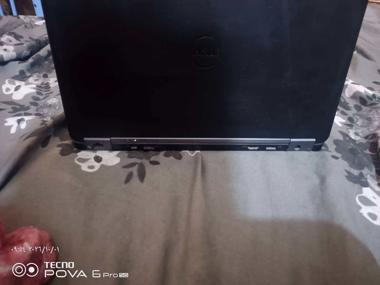 💻 Dell Latitude E7450 — جهاز عملي وسريع بسعر 150 ألف فقط
إذا تبحث عن لابتوب عملي للدراسة، العمل، الإنترنت، البرامج المكتبية، مشاهدة الفيديو، وحتى تشغيل الأنظمة والبرامج المختلفة، فهذا الجهاز خيار ممتاز بسعر مناسب جدًا.
🔹 Dell Latitude E7450
🔹 Intel Core i5 الجيل الخامس – i5-5300U
🔹 RAM 8GB
🔹 SSD 256GB ⚡
🔹 شاشة 14 بوصة FHD بدقة 1920×1080 🖥️
🔹 Intel HD Graphics
🔹 Windows 11 Pro
🔹 جهاز خفيف وعملي وسهل الحمل
🔹 مناسب للدراسة، العمل، الإنترنت، Office، البرمجة والاستخدام اليومي
🔹 وجود SSD وRAM 8GB يعطي الجهاز استجابة جيدة في الاستخدام اليومي
🎁 والأجمل: كيبورد إضافي هدية مجانية مع الجهاز
يعني تحصل على جهاز + كيبورد إضافي بدون أي تكلفة إضافية.
⚠️ ملاحظة بكل وضوح: توجد 3 أزرار في الكيبورد الأصلي لا تعمل، لذلك أرفقت كيبورد إضافي هدية للاستفادة من الجهاز بشكل طبيعي.
💰 السعر: 150,000 دينار فقط
📍 المكان: كربلاء.   رقم التواصل والواتساب (***********)
الجهاز مناسب لمن يريد لابتوب عملي بإمكانيات جيدة وبدون دفع سعر الأجهزة الحديثة، ومعه كيبورد إضافي مجانًا.

نص مكتوب في الصور:
- ٠٩:٤٥ ٢٠٢٦/١٠/٠١
- TECNO POVA 6 Pro 5G
- ٠٩:٤٩ ٢٠٢٦/١٠/٠١ TECNO POVA 6 Pro 5G
- ٠٩:٥٤ ٢٠٢٦/١٠/٠١ TECNO POVA 6 Pro 5G
- ٠٩:٥٣ ٢٠٢٦/١٠/٠١
- TECNO
- POVA 6 Pro 5G