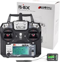 جوستك فلاي سكاي FLYSKY FS-I6X مع الرسيفر  مع حزام جوستكات dji اصلي جدي...