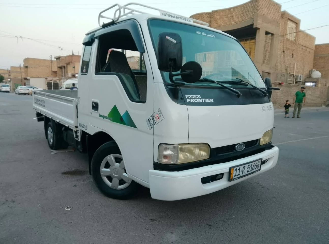 سلام عليكم...كيا فونتيرة .موديل1998.رقم بغداد انكليزي ...تحويل ثاني يوم....مكينة 3000 وكير ..واكسن ..وشاصي ..ورقم شاصي ..مكفولات ..تخم تاير جديد...صدر امامي خلفي جديد .. كهربائيات كله شغالة ..بدي 7 حلقات .  »{  السعر  58. وبيها مجال}« العنوان بغداد...رقم الهاتف ***********
